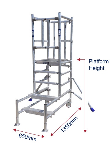 Industrial Podium Steps (1.25m,3.25m)