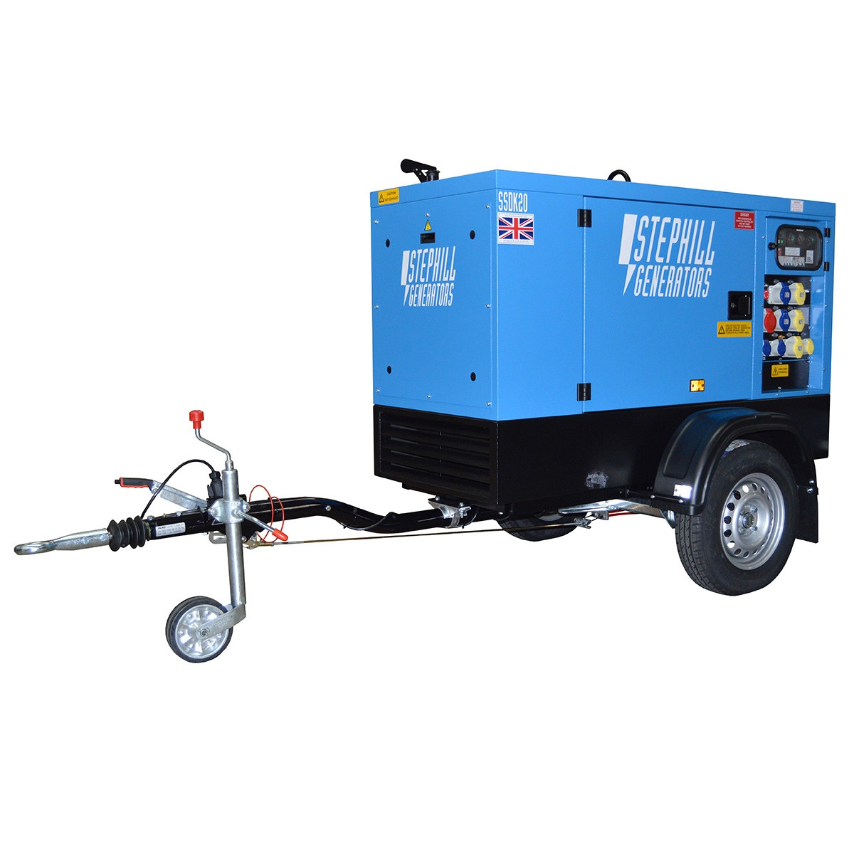 25.0 kVA Super Silent Diesel Generator Road Towable