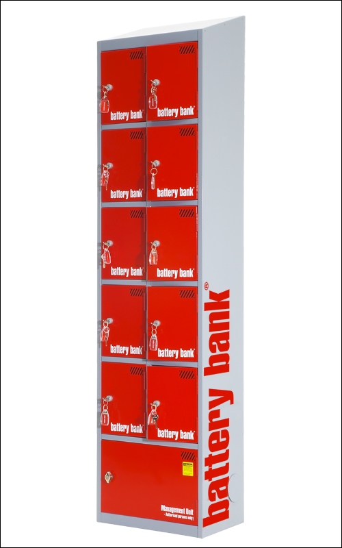 Battery Bank - Charging Station - Charging Locker - Power Tool Locker - 11 Door