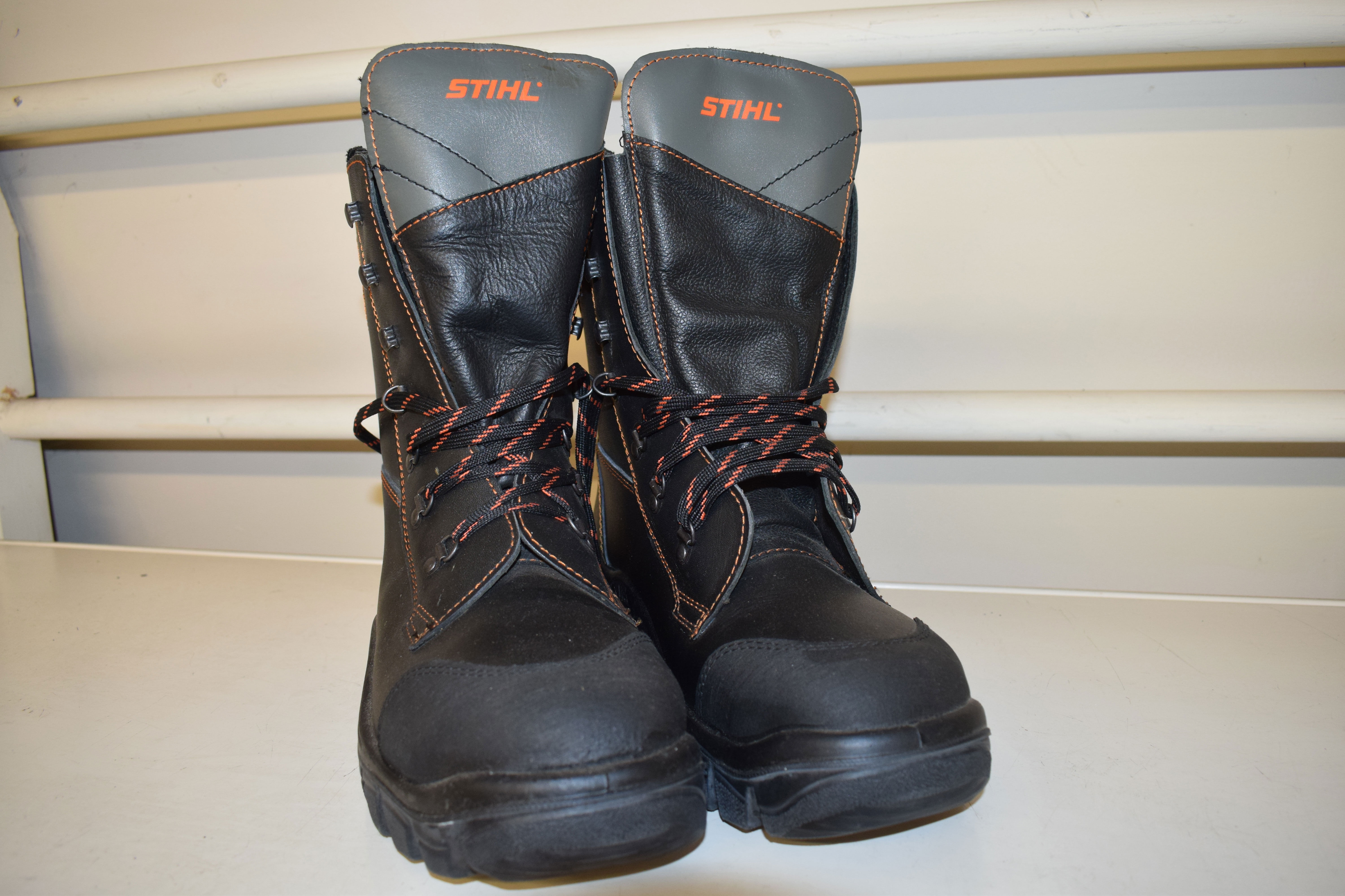 Leather Chainsaw Boots