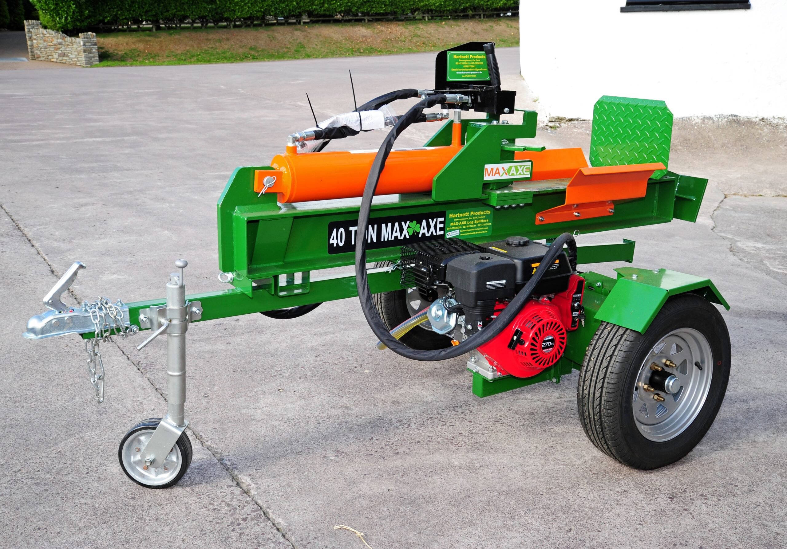 Towable Petrol Log Splitter