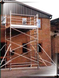 Aluminium Mobile Access Tower - 0.7m Wide x 2.0m Long