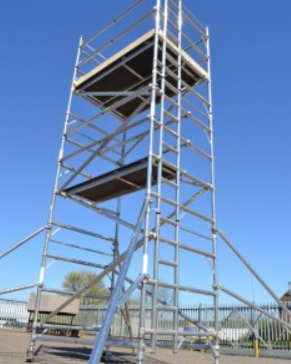 Aluminium Mobile Access Tower - 0.7m Wide x 2.0m Long