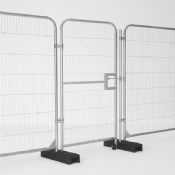 Anti Climb Round Top Pedestrian Fence Gate