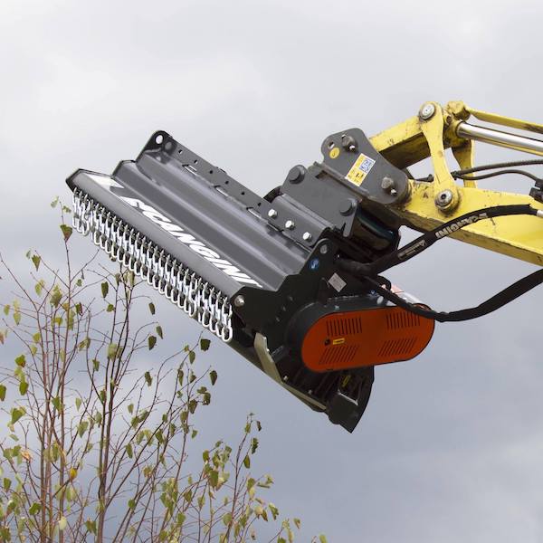 Excavator Mulcher (Flail Mower) 5 - 9 Tonne For Hire