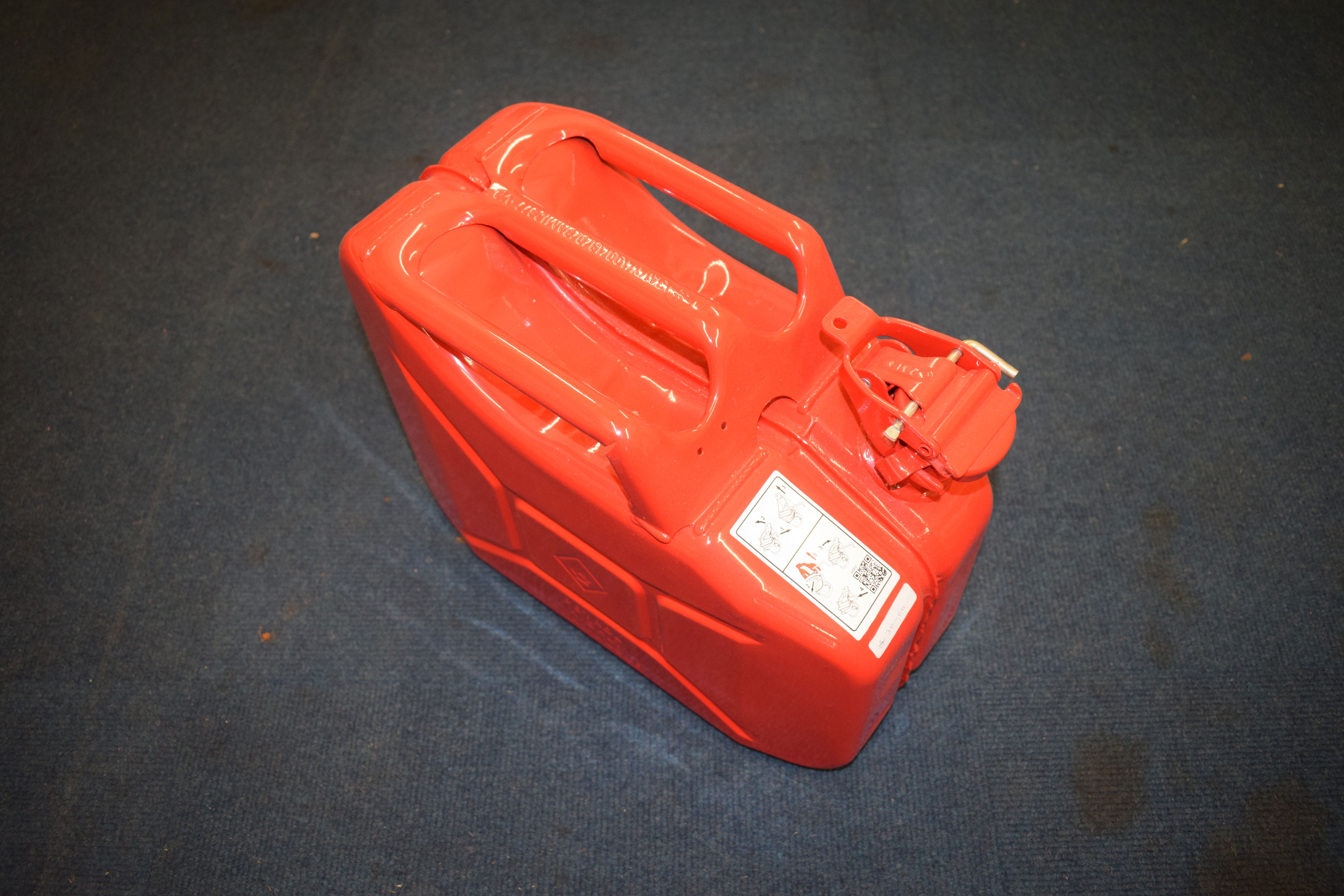 Orange Fuel Canister