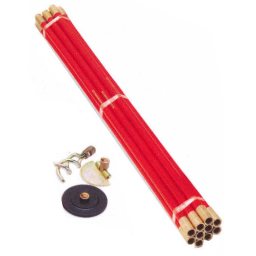 Drain Rods Per Set Of 12 C/W 3 Fittings