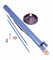 Set of Drain Rods with Tools
