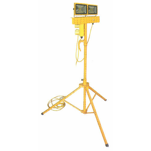 LED Floodlight Tripod 2 X 30 Watt C/W Sockets 110v