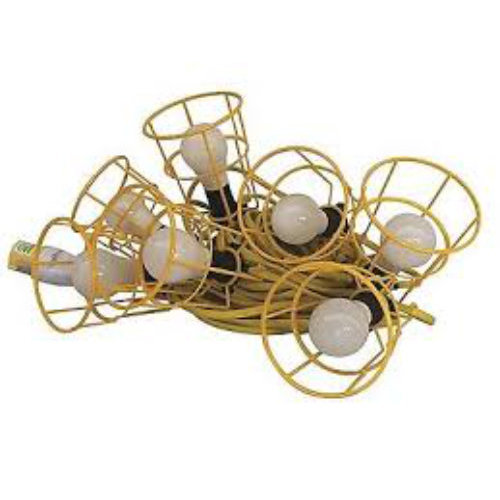 Light Festoon 20 Metre C/W 10 LED 8 Watt Bulbs 110 V
