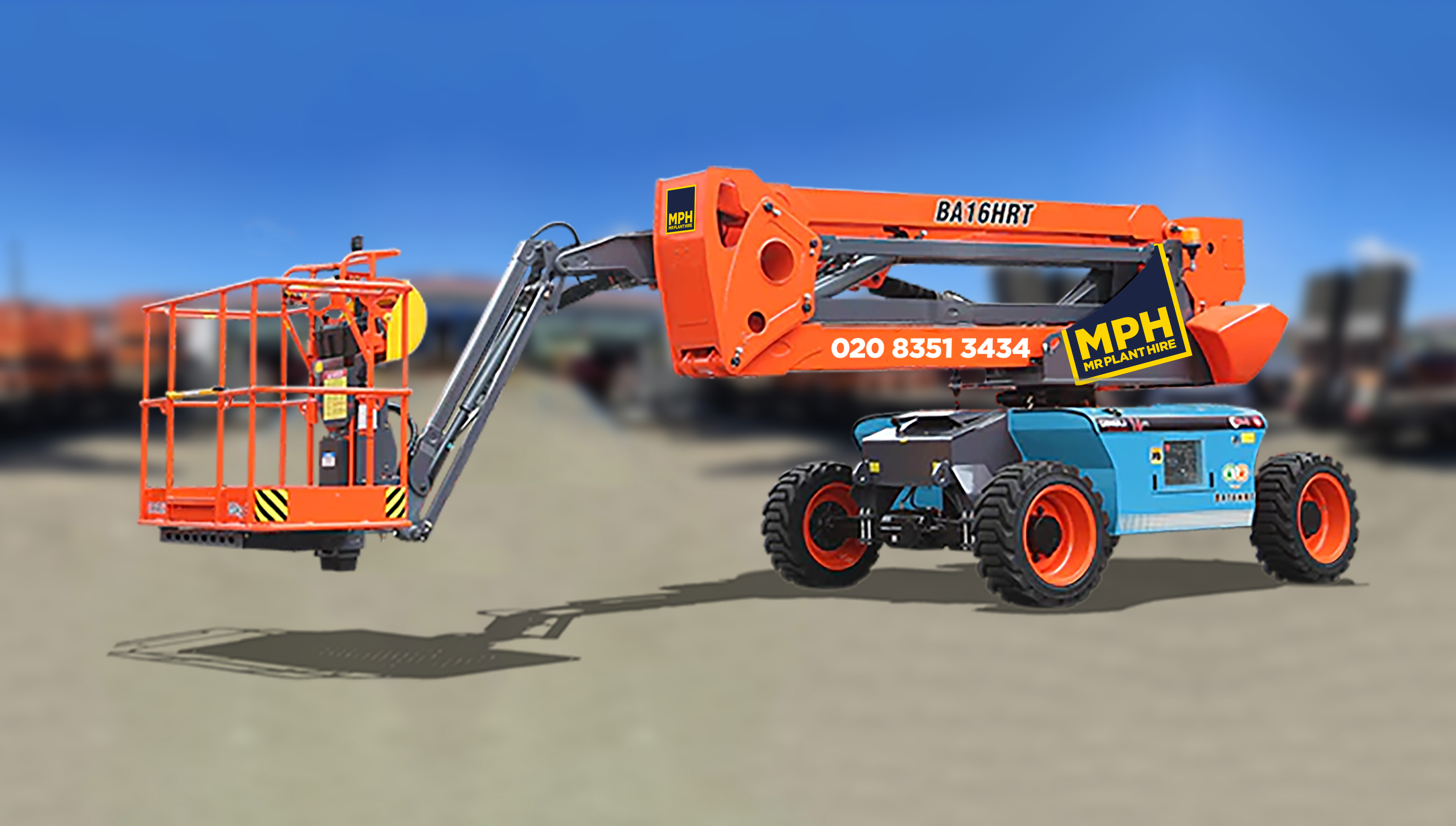 DINGLI BA16 HRT Hybrid Boom Lift - 16m working height