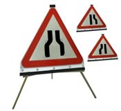 Narrow Left / Right to Single File Traffic